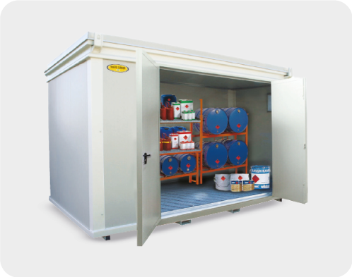 box container multiuso per stoccaggio materiali infiammabili