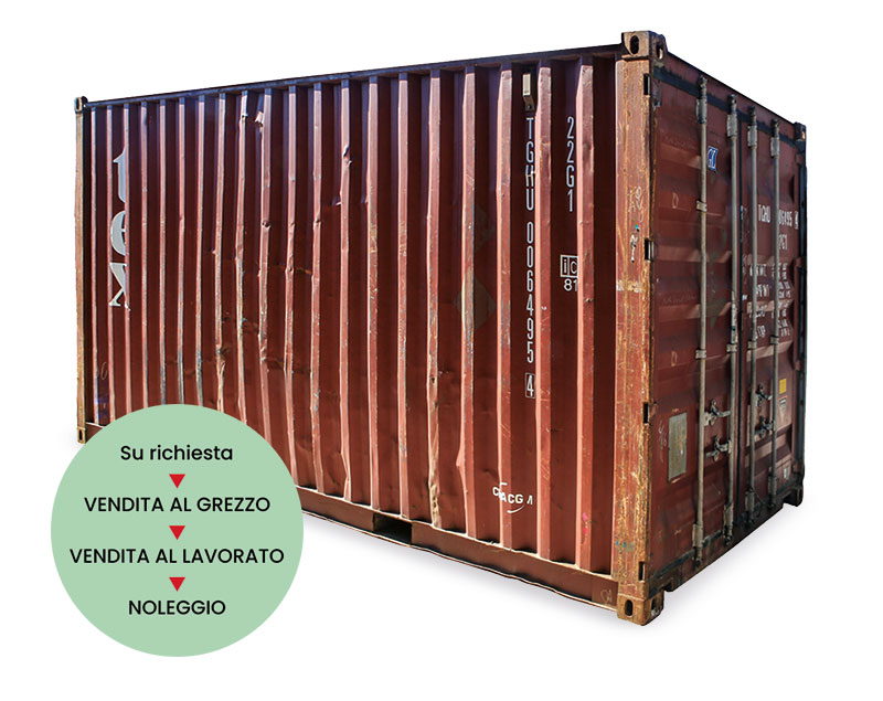 Container navale grezzo